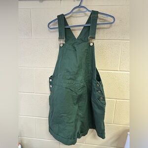 Green short overalls